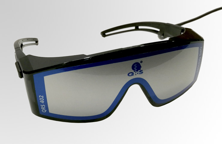QRS 402 Brille - Brillen-Applikator für QRS 101 Homesystem und QRS 310 Arztsystem